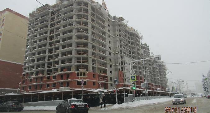 ЖК Центр плюс, 211-й корпус - монолитные работы, вид с улицы Пионерская, фото 1 Квартирный контроль