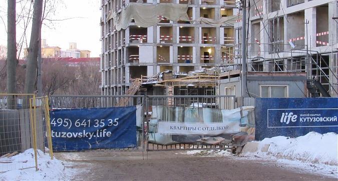 ЖК LIFE-Кутузовский (Лайф Кутузовский), монолитные работы, вид на комплекс с Гжатской улицы, фото - 7 Квартирный контроль