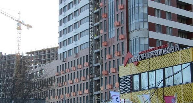 ЖК Ленинградский - вид на офис продаж со стороны Ленинградского шоссе Квартирный контроль
