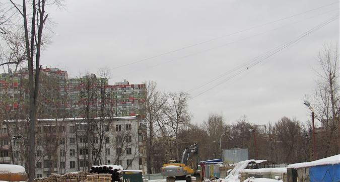 ЖК Crystal (Кристалл), вид с улицы Генерала Глаголева, строительная площадка, земляные работы, фото - 2 Квартирный контроль