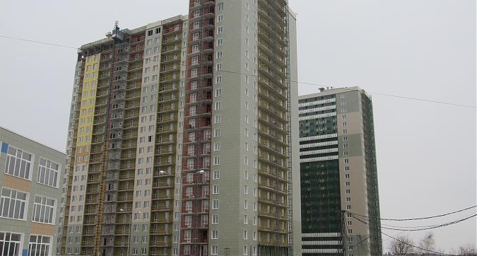 ЖК Изумрудные Холмы, фасадные работы, корпус 17, вид с улицы Космонавтов, фото -7 Квартирный контроль