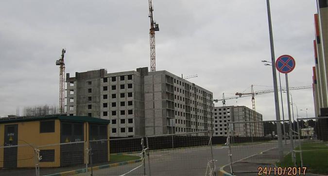 Микрорайон Красногорский - вид на строящийся корпус 18 с северо-западной стороны Квартирный контроль