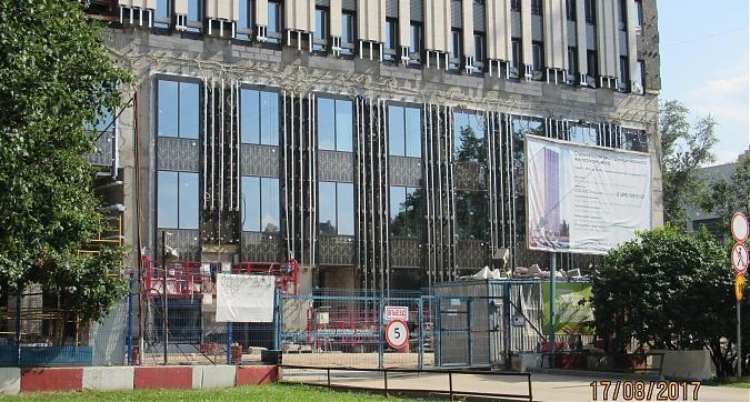 ЖК The MID, облицовочные работы - вид с Ленинского проспекта, фото 6 Квартирный контроль