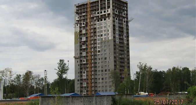 ЖК Одинцово - 1 - вид на строящийся корпус 16 со стороны Минского шоссе Квартирный контроль