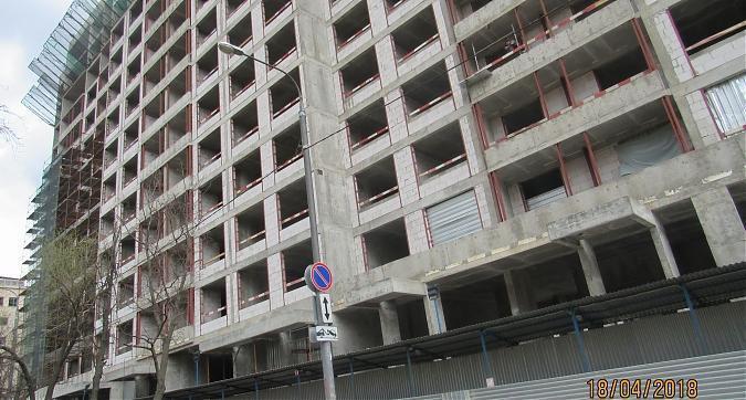 ЖК Наследие (2-я очередь), монолитные работы - вид с Краснобогатырскай улицы, фото 6 Квартирный контроль