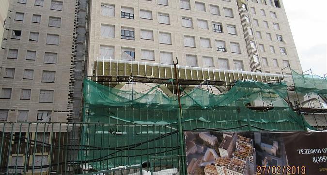 ЖК Резиденции Замоскворечье, фасадные работы - вид с Большого Строченовского переулка, фото 6 Квартирный контроль
