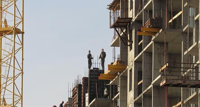 ЖК Лукино-Варино, корпус 9 - монолитные работы, вид с улицы Строителей, фото 3 Квартирный контроль