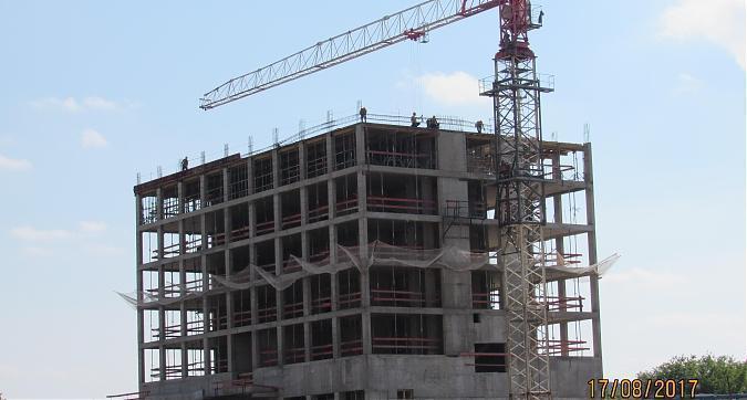 ЖК Citimix (Ситимикс), корпус 3 - монолитные работы на уровне 7 этажа, вид с Боровского шоссе Квартирный контроль