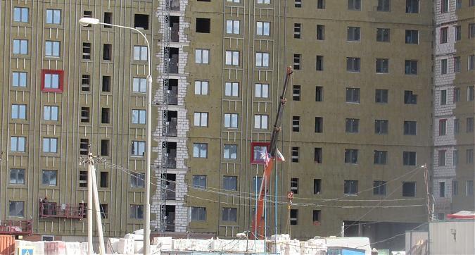 ЖК Городские истории, корп. 1, фасадные работы, вид с ул. Анны Ахматовой, фото - 2 Квартирный контроль
