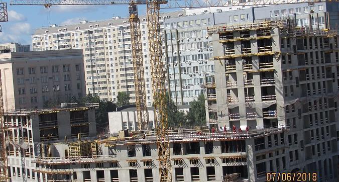ЖК Серебряный фонтан, монолитные работы - вид с Новоалексеевской улицы, фото 4 Квартирный контроль