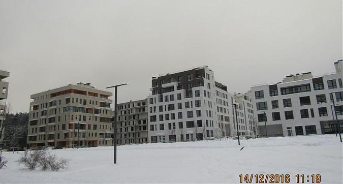 ЖК Загородный квартал - вид на корпуса 18 и 17  с территории посёлка Квартирный контроль