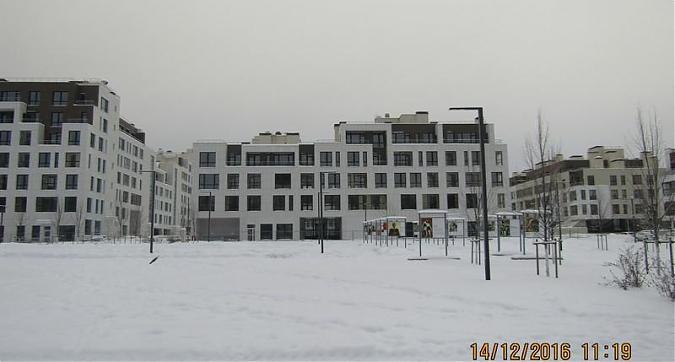 ЖК Загородный квартал - вид на корпуса 17  с территории посёлка Квартирный контроль