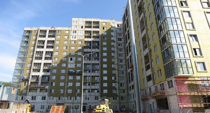 ЖК Люблинский (Дом у сквера) - фасадные работы, вид с проспекта 40 лет Октября, фото 4 Квартирный контроль