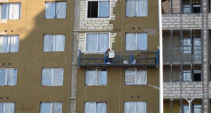 ЖК Люблинский (Дом у сквера) - фасадные работы, вид с проспекта 40 лет Октября, фото 5 Квартирный контроль