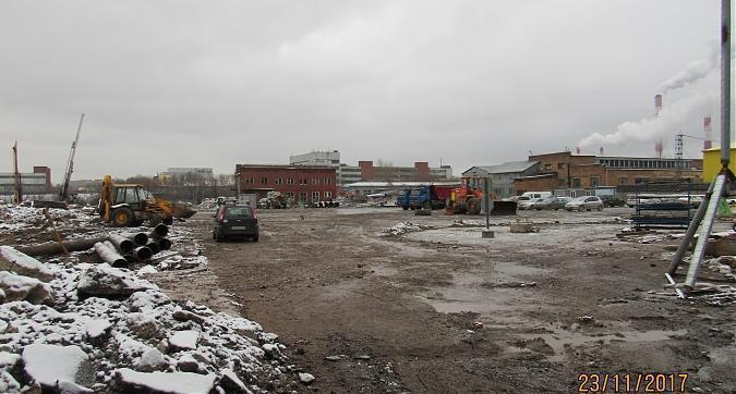 ЖК Level Амурская - вид на строительную площадку с Амурской улицы, фото 7 Квартирный контроль