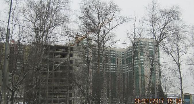 ЖК Изумрудные холмы - вид на строительство 14 и 15 корпусов со стороны Волоколамского шоссе Квартирный контроль