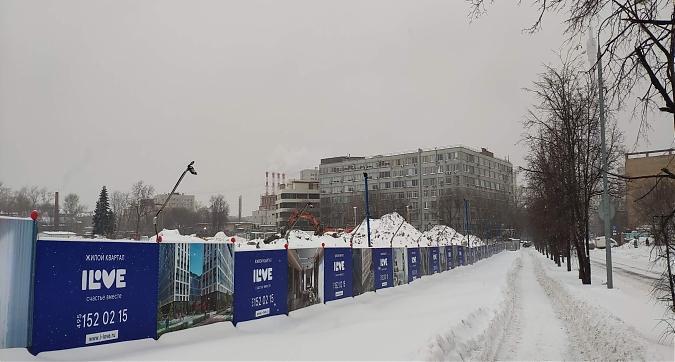 ЖК ILOVE, строительная площадка, вид с ул. Калибровской, фото 2 Квартирный контроль