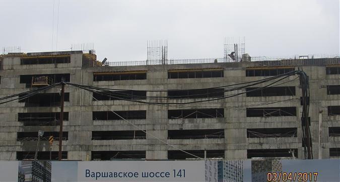 ЖК Варшавское шоссе 141, строительство паркинга - вид со двора Квартирный контроль