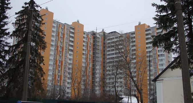 ЖК Андреевка, фасадные работы, корпус 1, вид с ул. Староандреевская, фото -1 Квартирный контроль