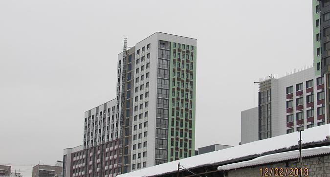 ЖК Город, фасадные работы - вид с улицы 800-летия Москвы, фото 6 Квартирный контроль