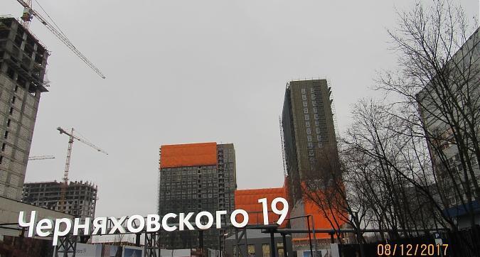 ЖК Черняховского 19, 1-ый корпус, отделочные работы - вид с улицы Черняховского Квартирный контроль