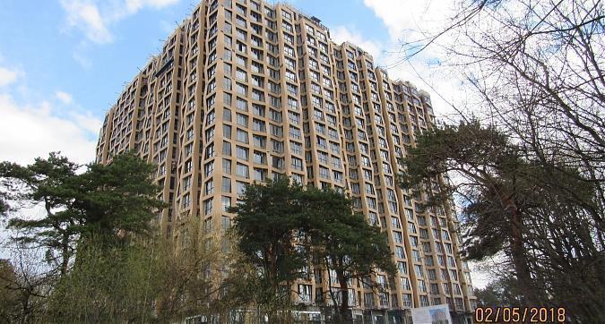 ЖК Дом Серебряный Бор - фасадные работы, вид со стороны набережной Москва реки, фото 1 Квартирный контроль