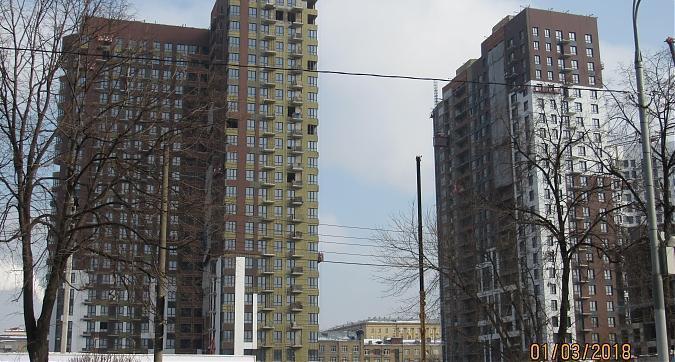ЖК Петр 1 - фасадные работы, вид с проезда Завода Серп и Молот, фото 7 Квартирный контроль