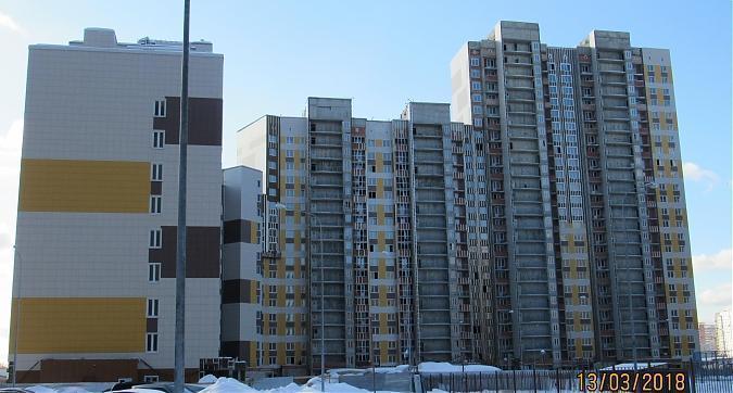 ЖК Новокосино 2, 13-й корпус, фасадные работы - вид с Юбилейного проспекта, фото 1 Квартирный контроль