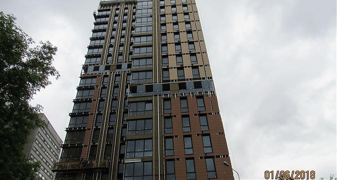 ЖК Монодом (Комплекс апартаментов Monodom), фасадные работы - вид с Международной улицы, фото 7 Квартирный контроль