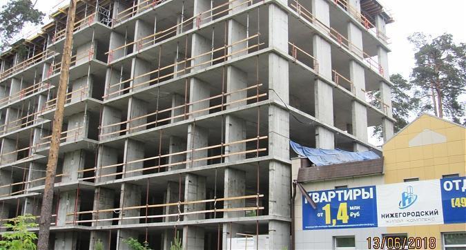 ЖК Нижегородский (г. Жуковский), монолитные работы - вид с Нижегородской улицы, фото 2 Квартирный контроль