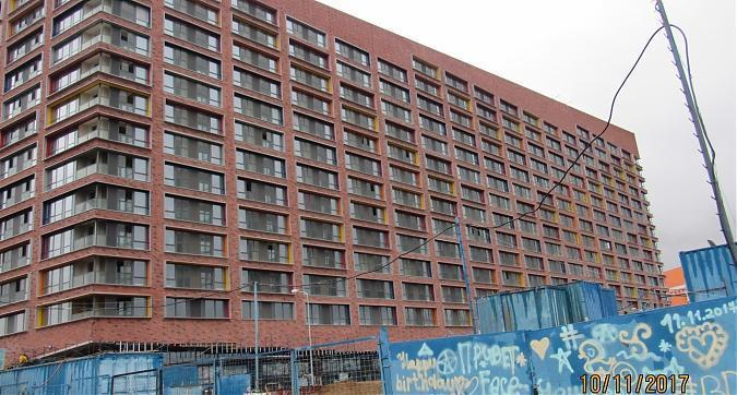 ЖК Лайнер (Комплекс апартаментов Лайнер), фасадные работы - вид с Ходынского бульвара, фото 3 Квартирный контроль