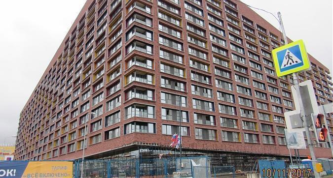 ЖК Лайнер (Комплекс апартаментов Лайнер), фасадные работы - вид с Ходынского бульвара, фото 6 Квартирный контроль