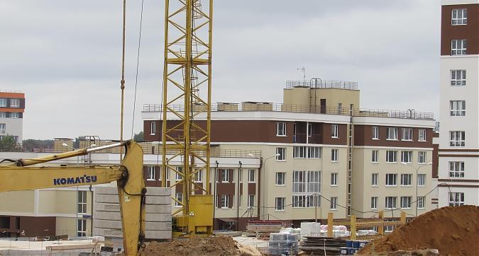 ЖК Малина (Экопарк Нахабино), строительная площадка корпуса 6.1, вид с ул. Володарского, фото - 8 Квартирный контроль