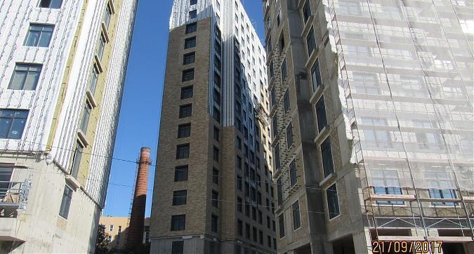 ЖК Only (Квартал ОНЛИ), 2-й корпус - фасадные работы, вид с Заречной улицы, фото 2 Квартирный контроль
