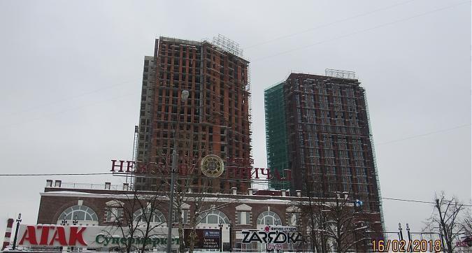 ЖК Невский, фасадные работы - вид со стороны улицы Адмирала Макарова, фото 1 Квартирный контроль