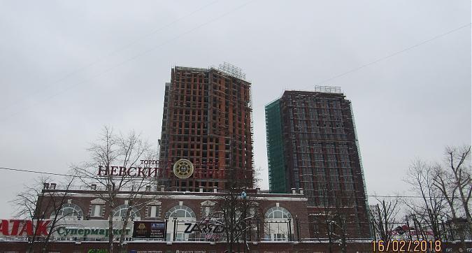 ЖК Невский, фасадные работы - вид со стороны улицы Адмирала Макарова, фото 3 Квартирный контроль