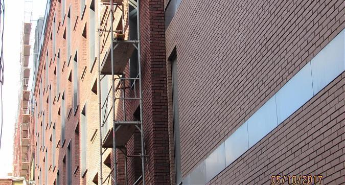 ЖК Большевик (Комплекс апартаментов Большевик), корпус 28 - фасадные работы, вид со стороны Скаковой улицы, фото 5 Квартирный контроль