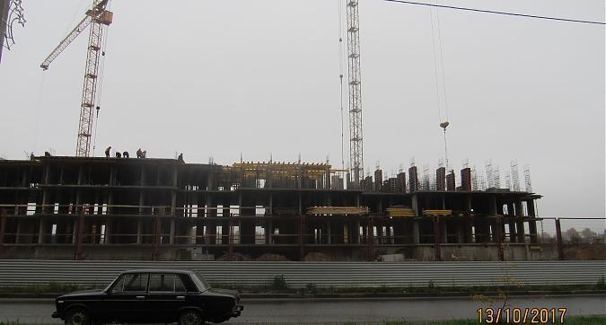 ЖК Лукино-Варино, корпус 48-8 - монолитные работы на уровне 3-го этажа, вид с улицы Строителей, фото 1 Квартирный контроль