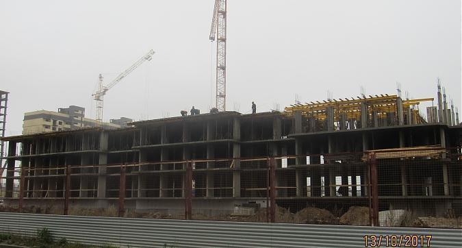 ЖК Лукино-Варино, корпус 48-8 - монолитные работы на уровне 3-го этажа, вид с улицы Строителей, фото 2 Квартирный контроль