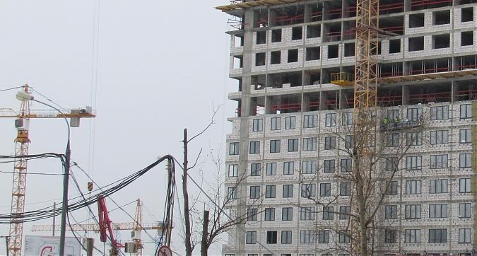 ЖК Румянцево Парк, корпус 2, монолитные работы, вид с Родниковой улицы, фото - 1 Квартирный контроль