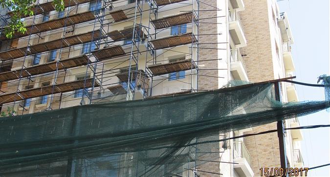 ЖК Клубный дом Аристократ (Вересаева 11), отделочные работы - вид на комплекс с улицы Вересаева, фото 5 Квартирный контроль