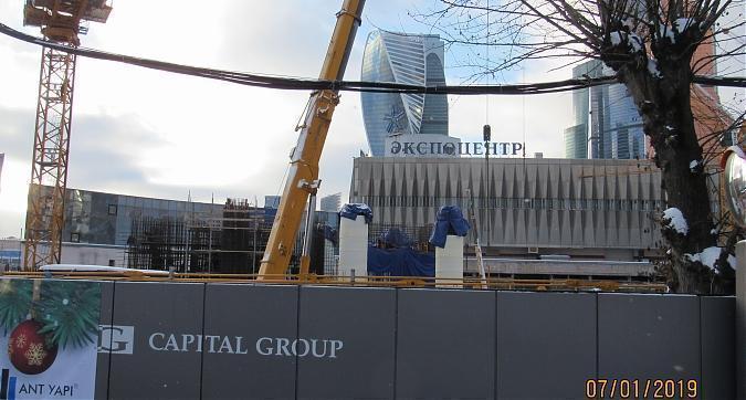 ЖК Capital Towers (Капитал Тауэрс), фундаментные работы, вид с Краснопресненской набережной, фото - 5 Квартирный контроль