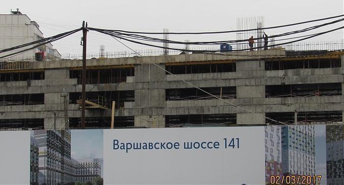 ЖК  Варшавское шоссе 141, строительство паркинга - вид со двора Квартирный контроль