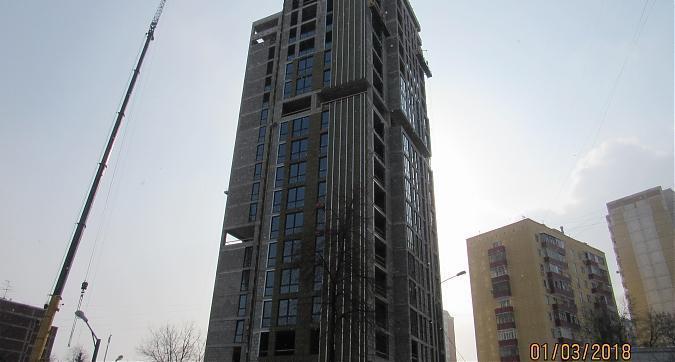 ЖК Монодом (Комплекс апартаментов Monodom), фасадные работы - вид с Международной улицы, фото 5 Квартирный контроль