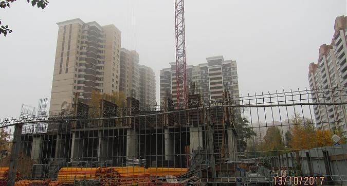 ЖК Преображенский квартал, 2-й корпус монолитные работы на уровне 2-го этажа, вид с улицы Разина, фото 3 Квартирный контроль
