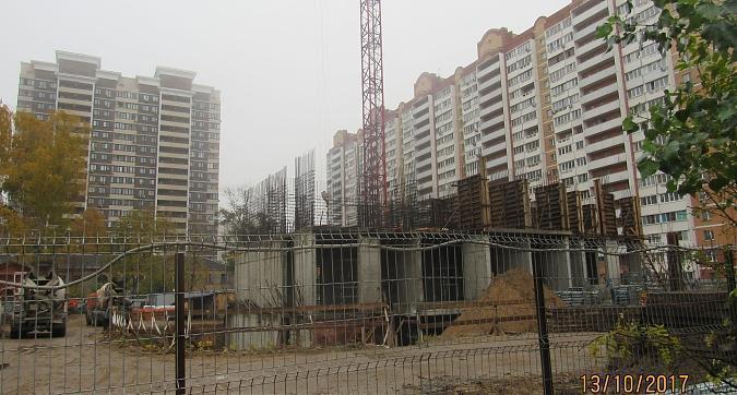 ЖК Преображенский квартал, 2-й корпус монолитные работы на уровне 2-го этажа, вид с улицы Разина, фото 4 Квартирный контроль