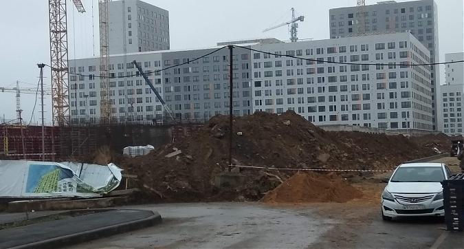 ЖК Бунинские Луга, строительная площадка, вид с улицы А. Монаховой, фото -5 Квартирный контроль