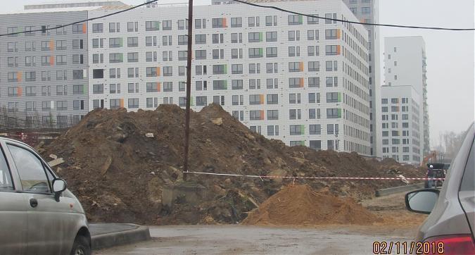 ЖК Бунинские Луга, строительная площадка, вид с улицы А. Монаховой, фото -6 Квартирный контроль