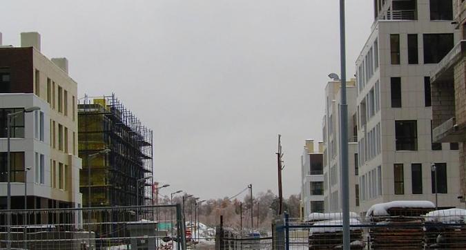 ЖК Загородный квартал - вид на строительную площадку со стороны Олимпийской улицы Квартирный контроль