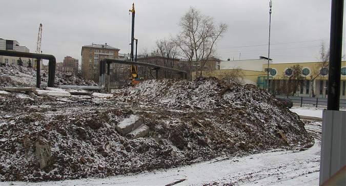 ЖК Lucky (Лаки), строительная площадка, расчистка территории, вид с улицы 2-я Звенигородская, фото - 7 Квартирный контроль